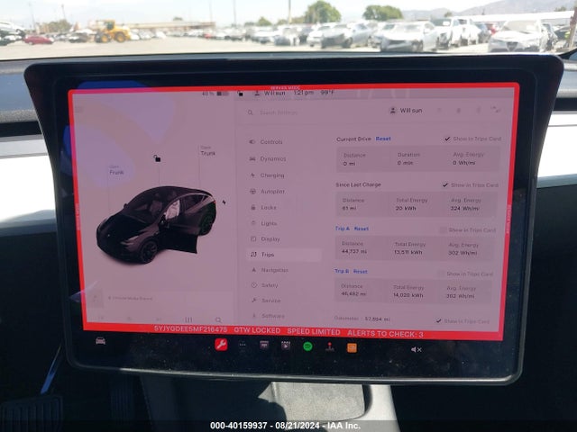 Tesla Model Y Long Range Dual Motor All-wheel Drive 2021 5YJYGDEE5MF216475 Image 18
