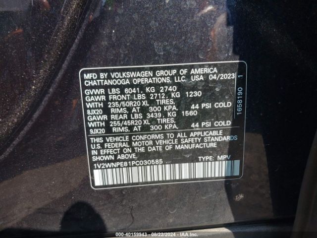 1V2WNPE81PC030585 Volkswagen Id.4 Awd Pro S