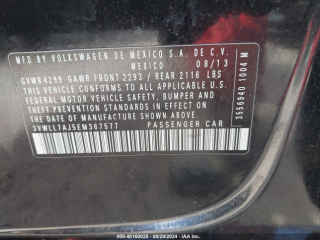 3VWLL7AJ5EM367577 Volkswagen Jetta 2.0l Tdi
