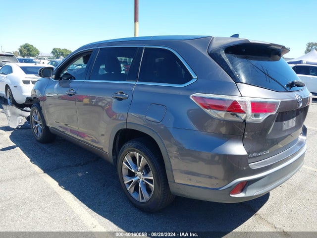 Toyota Highlander Xle V6 2014 5TDKKRFH0ES016837 Image 3