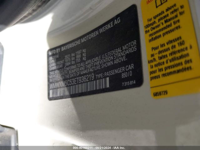 WMWXM5C53ET936219 Mini Hardtop Cooper