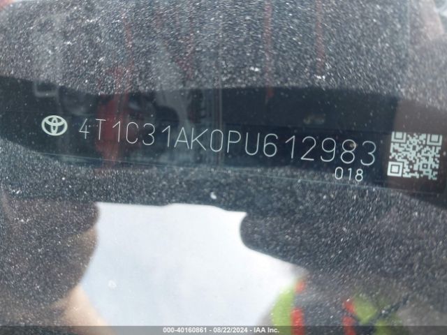 4T1C31AK0PU612983 Toyota Camry Le Hybrid
