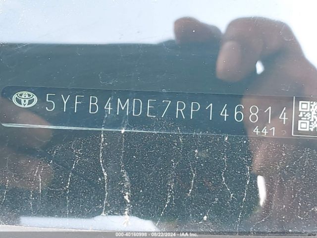 5YFB4MDE7RP146814 Toyota COROLLA LE