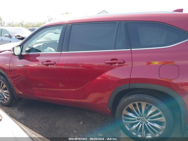5TDEBRCH5MS029809 Toyota Highlander Hybrid Platinum