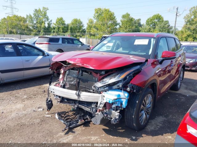 5TDEBRCH5MS029809 Toyota Highlander Hybrid Platinum