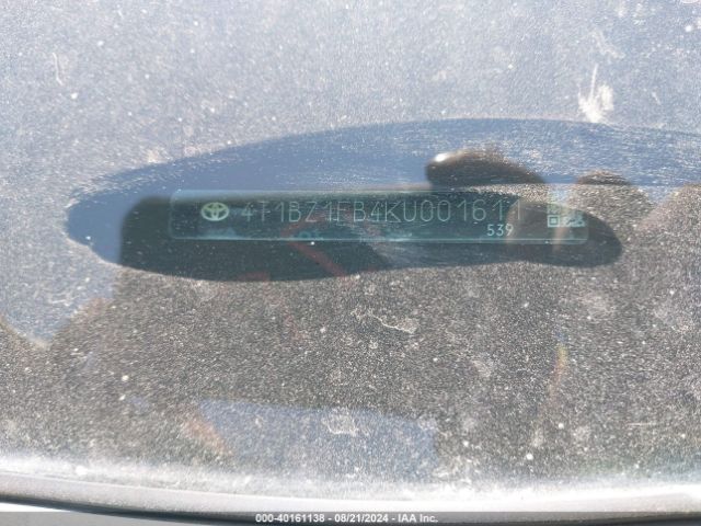 4T1BZ1FB4KU001611 Toyota AVALON LIMITED