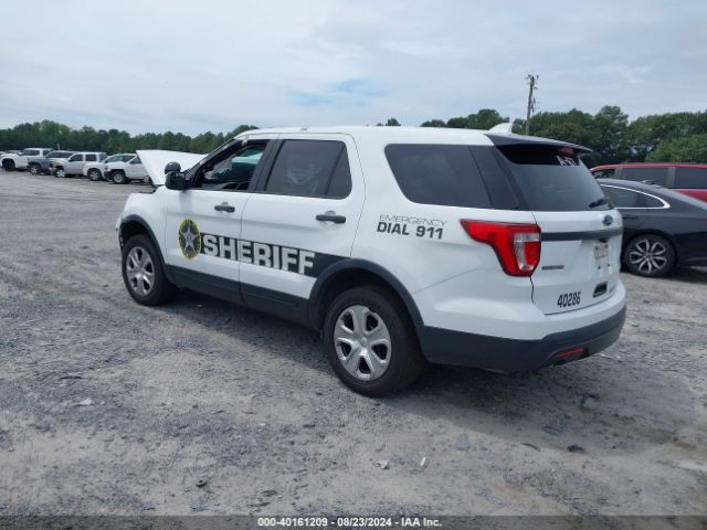 1FM5K8AR6GGB65821 Ford Utility Police Interceptor