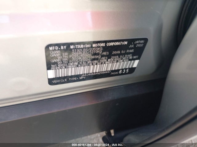 2022 MITSUBISHI OUTLANDER JA4J4VA8XNZ084447 Photo 8