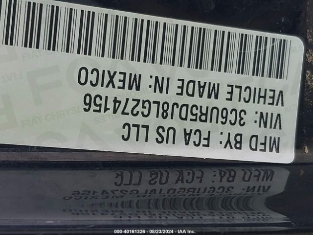 3C6UR5DJ8LG274156 RAM 2500