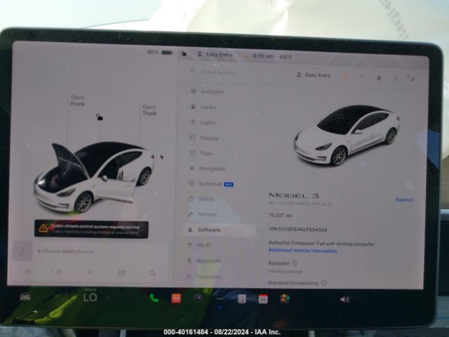 5YJ3E1EA6LF504354 Tesla Model 3 Standard Range Plus Rear-wheel Drive/standard Range Rear-wheel Drive