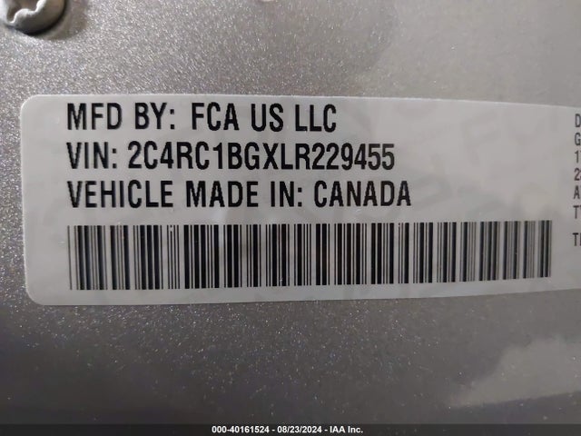 2C4RC1BGXLR229455 Chrysler Pacifica Touring L