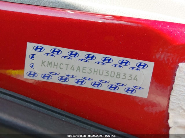 Hyundai ACCENT SE 2017 KMHCT4AE3HU308334 Image 9
