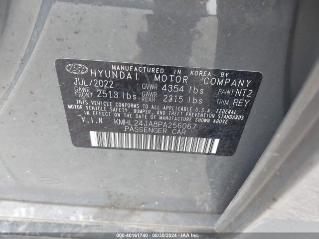 KMHL24JA8PA256067 Hyundai SONATA SE
