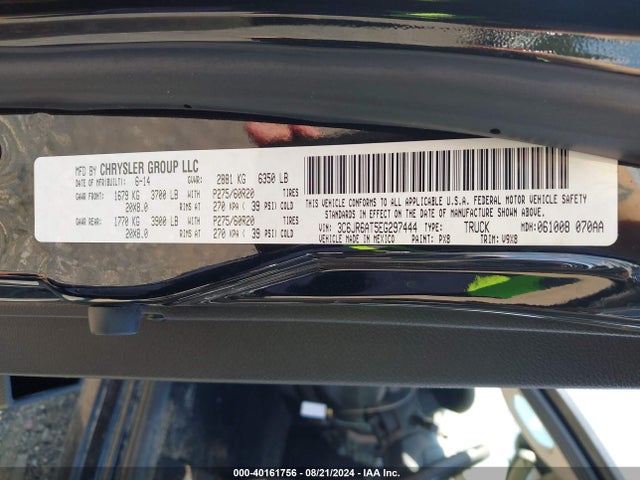 3C6JR6AT5EG297444 RAM 1500 Express