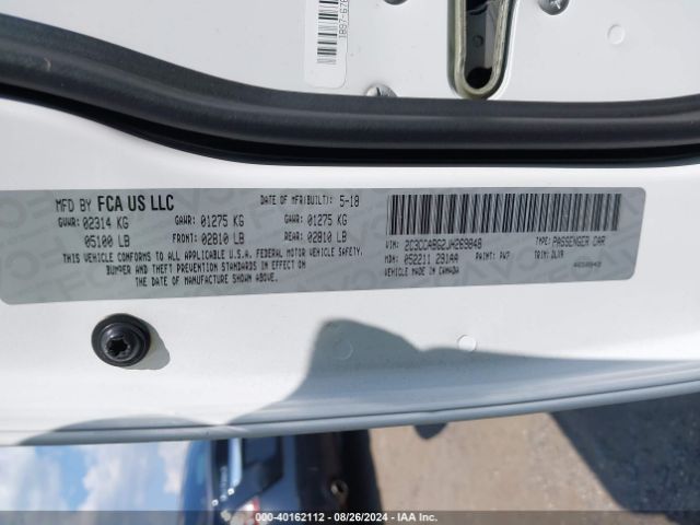 2C3CCABG2JH269848 Chrysler 300 300s