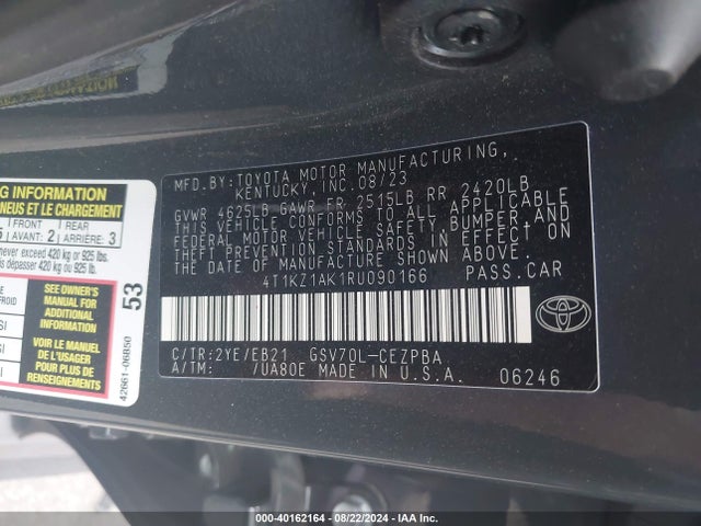 4T1KZ1AK1RU090166 Toyota Camry Trd V6