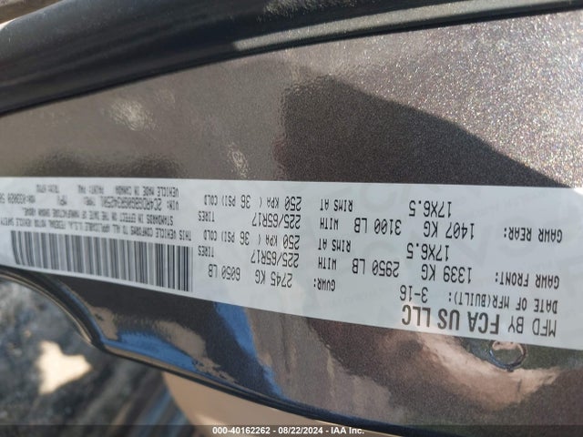 Dodge Grand Caravan Se 2016 2C4RDGBG0GR342501 Image 9