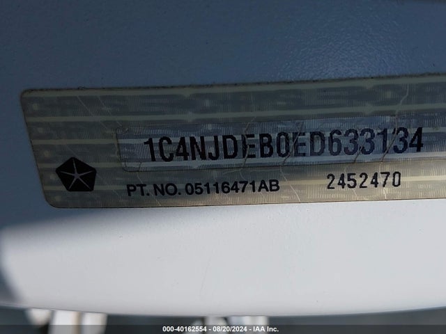 1C4NJDEB0ED633134 Jeep Compass Latitude