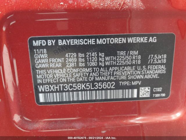 WBXHT3C58K5L35602 BMW X1 Xdrive28i