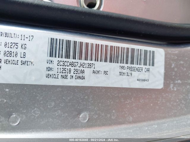 2C3CCABG7JH213971 Chrysler 300 300s