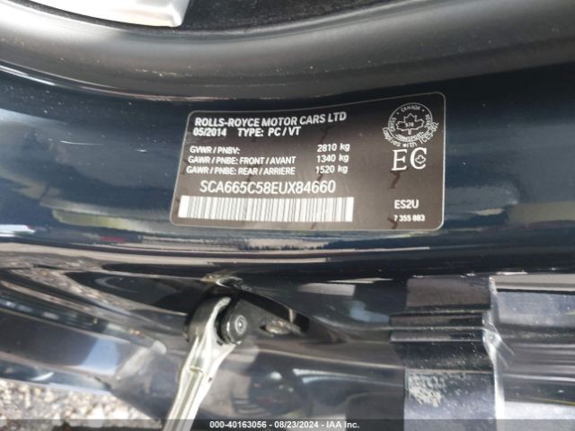SCA665C58EUX84660 Rolls-Royce Wraith