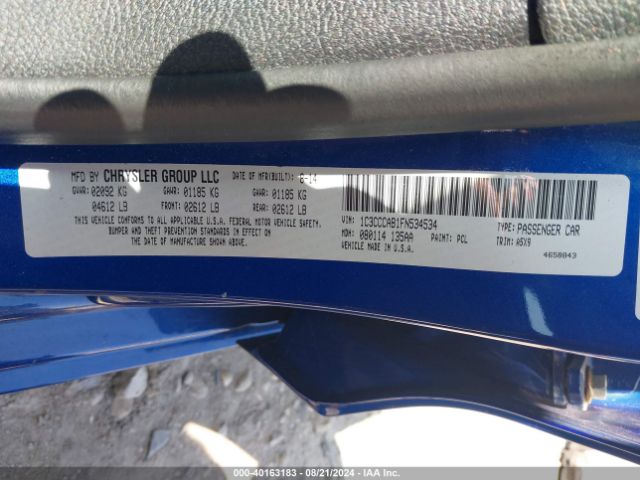 1C3CCCAB1FN534534 Chrysler 200 Limited