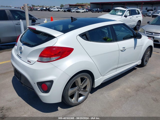 Hyundai Veloster Turbo W/black 2014 KMHTC6AE3EU206474 Image 4