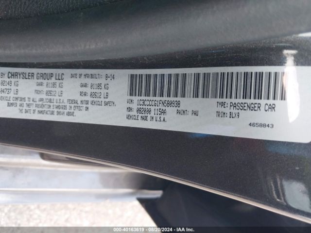 1C3CCCCG1FN580938 Chrysler 200 C