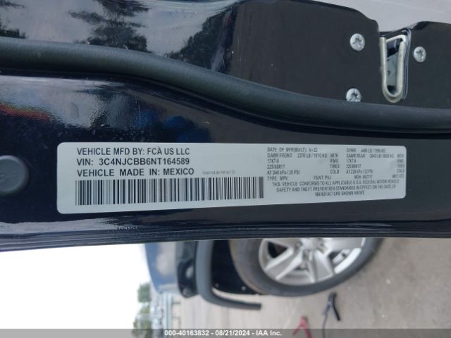 3C4NJCBB6NT164589 Jeep Compass Latitude Fwd
