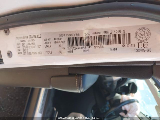 1C4PJMCBXFW630713 Jeep Cherokee North