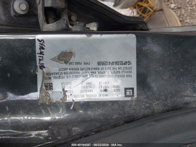 1G4PS5SK4F4129506 Buick Verano Leather Group
