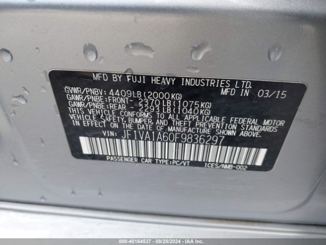JF1VA1A60F9836297 Subaru WRX