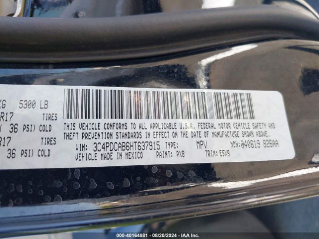 3C4PDCAB6HT637915 Dodge JOURNEY SE