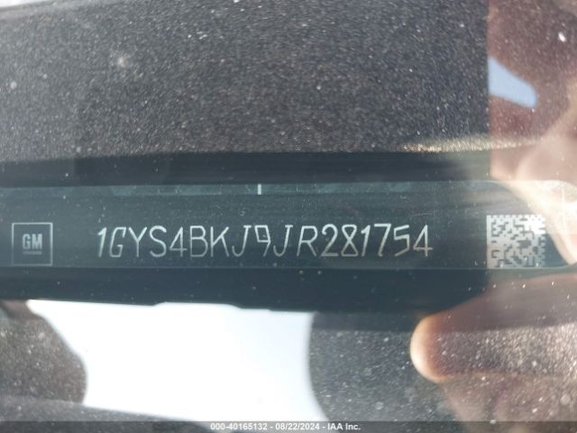 1GYS4BKJ9JR281754 Cadillac Escalade Luxury