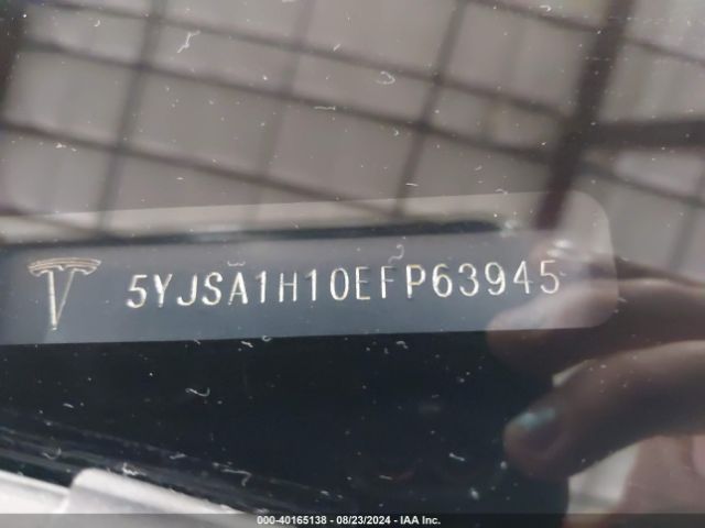 5YJSA1H10EFP63945 Tesla Model S P85
