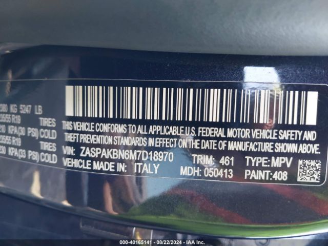ZASPAKBN6M7D18970 Alfa Romeo Stelvio Ti Awd