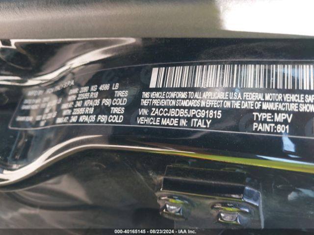 ZACCJBDB5JPG91815 Jeep Renegade Limited 4x4