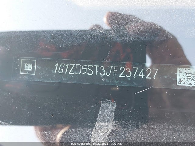 Chevrolet MALIBU LT 2018 1G1ZD5ST3JF237427 Image 9