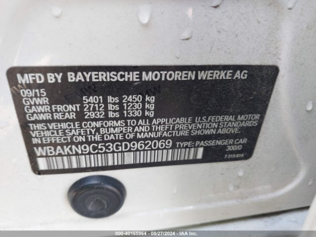 WBAKN9C53GD962069 BMW 550i