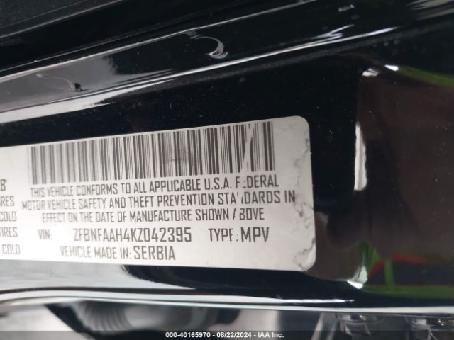 ZFBNFAAH4KZ042395 Fiat 500L POP