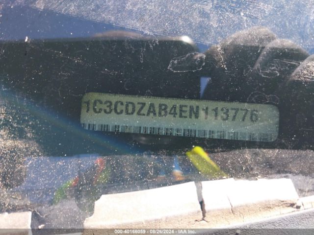 1C3CDZAB4EN113776 Dodge AVENGER SE