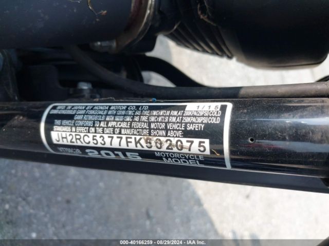 2015 HONDA VT750 JH2RC5377FK502075 Photo 9