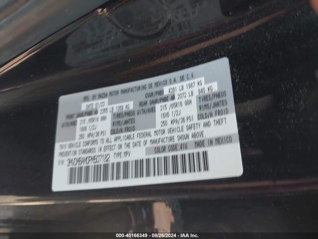3MVDMBAM0PM507182 Mazda Cx-30 2.5 S