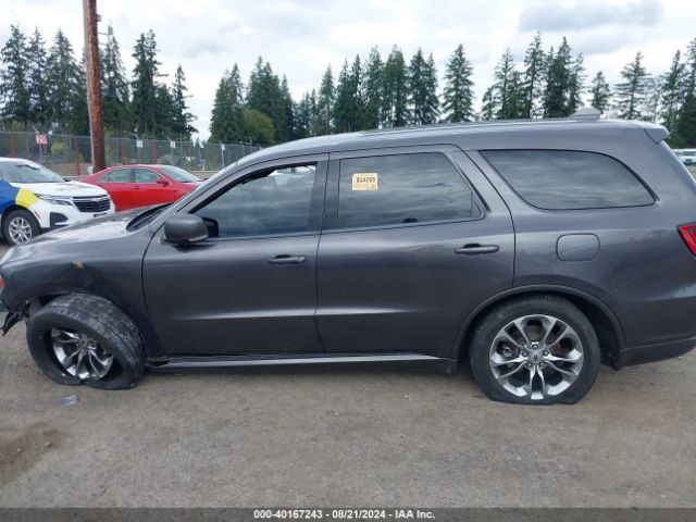 1C4RDHDG0KC659019 Dodge Durango Gt Plus Rwd