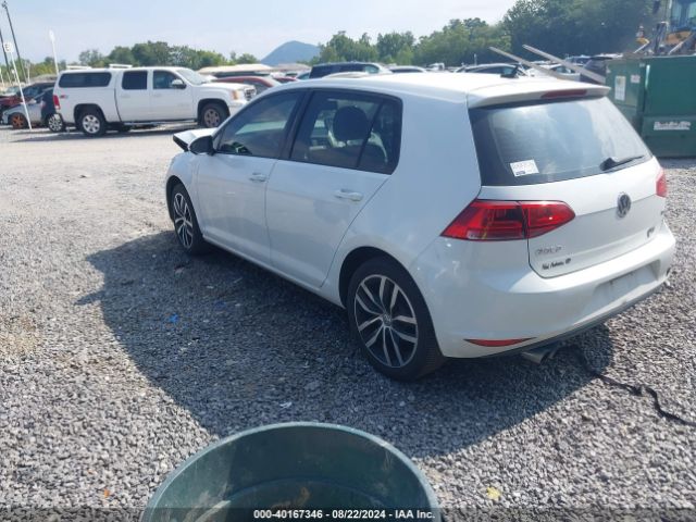 3VW217AU7FM076351 Volkswagen Golf Tsi Se 4-door