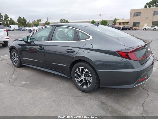 Hyundai Sonata Blue 2021 KMHL24JJ5MA018351 Image 3