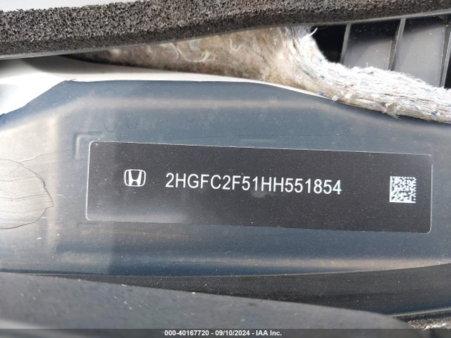 Honda Civic Lx 2017 2HGFC2F51HH551854 Image 9