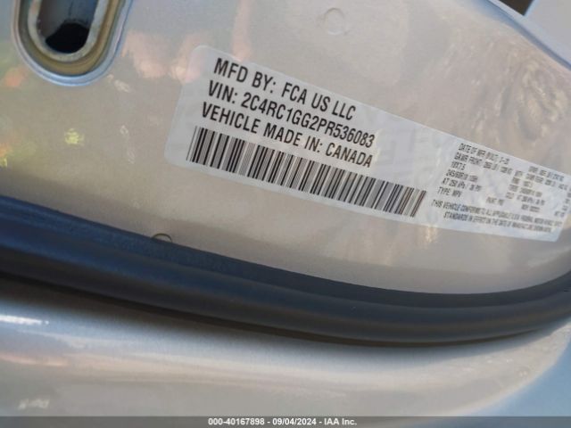 2C4RC1GG2PR536083 Chrysler Pacifica Limited