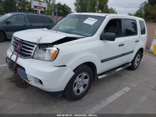 5FNYF4H27FB009108 Honda PILOT LX