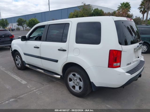 5FNYF4H27FB009108 Honda PILOT LX